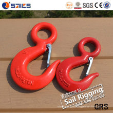 Carbon Steel Lifting Us Type S320 Drop Forged Eye Hook with Safety Latch
